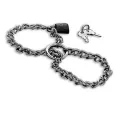 Handschellen mit Edelstahlkette, von Metal Hard