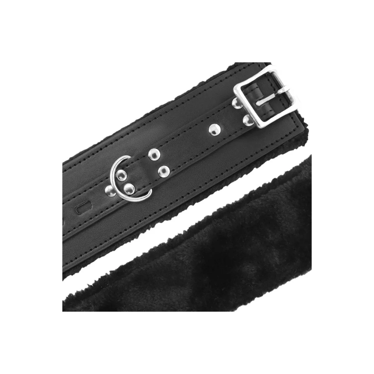 Schwarz Gefütterte Bdsm-Handschellen von Darkness Bondage | Fesselliebe.de