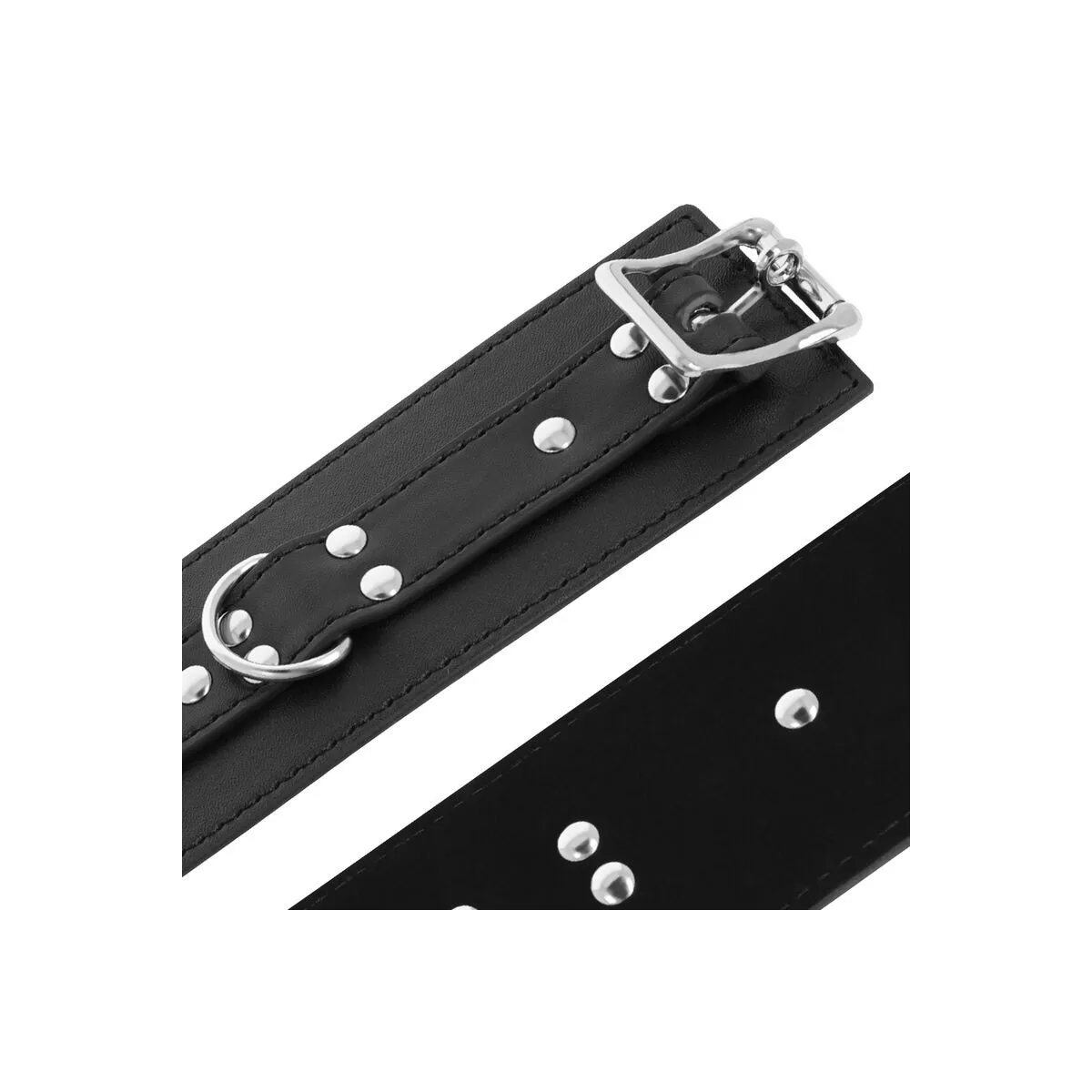 Handschellen aus Schwarzem Leder von Darkness Bondage | Fesselliebe.de