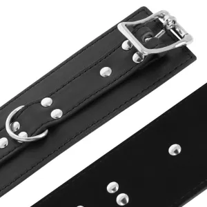 Handschellen aus Schwarzem Leder von Darkness Bondage