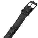Breite, Dünne Texturierte Handschellen von Darkness Bondage | Fesselliebe.de