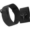 Knöchelmanschetten aus Schwarzem Nylon von Darkness Bondage