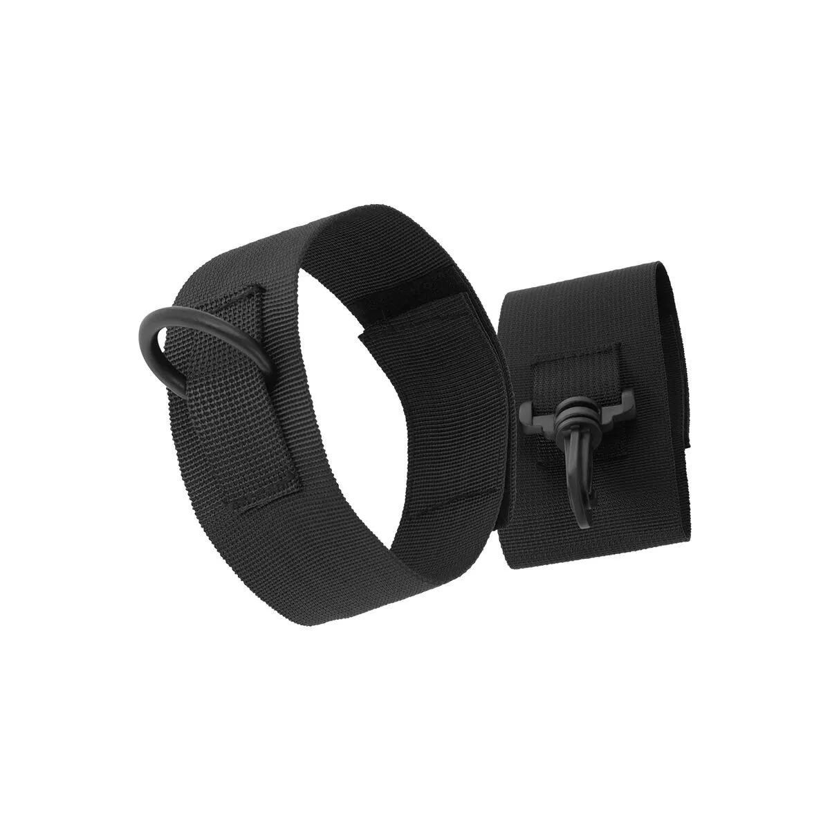 Knöchelmanschetten aus Schwarzem Nylon von Darkness Bondage | Fesselliebe.de