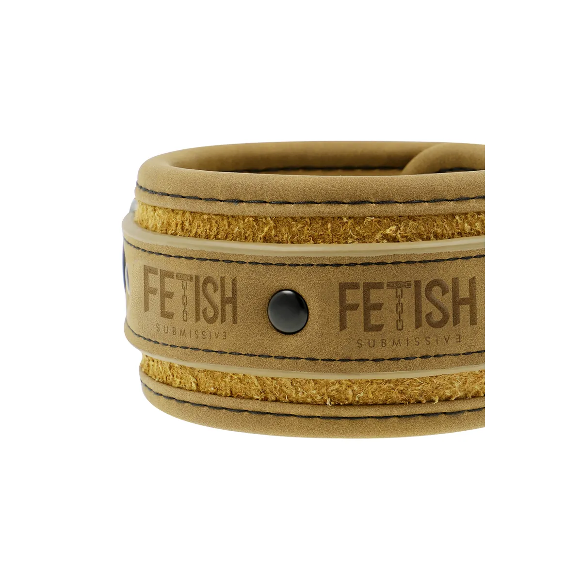 Vegane Lederhandschellen mit Neoprenfutter von Fetish Submissive Origin | Fesselliebe.de