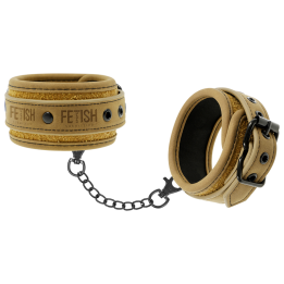Fussmanschetten aus Veganem Leder mit Neoprenfutter von Fetish Submissive Origin | Fesselliebe.de