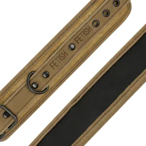 Fussmanschetten aus Veganem Leder mit Neoprenfutter von Fetish Submissive Origin