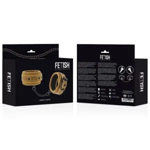 Fussmanschetten aus Veganem Leder mit Neoprenfutter von Fetish Submissive Origin