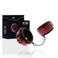 Handschellen aus Veganem Leder mit Neoprenfutter von Fetish Submissive Dark Room