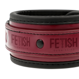 Knöchelhandschellen aus Veganem Leder mit Neoprenfutter von Fetish Submissive Dark Room | Fesselliebe.de