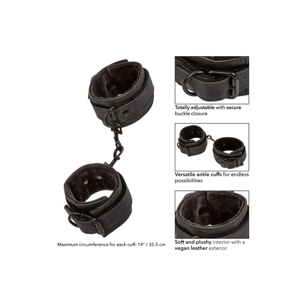 Boundless Knöchel-Manschetten von Calexotics | Fesselliebe.de