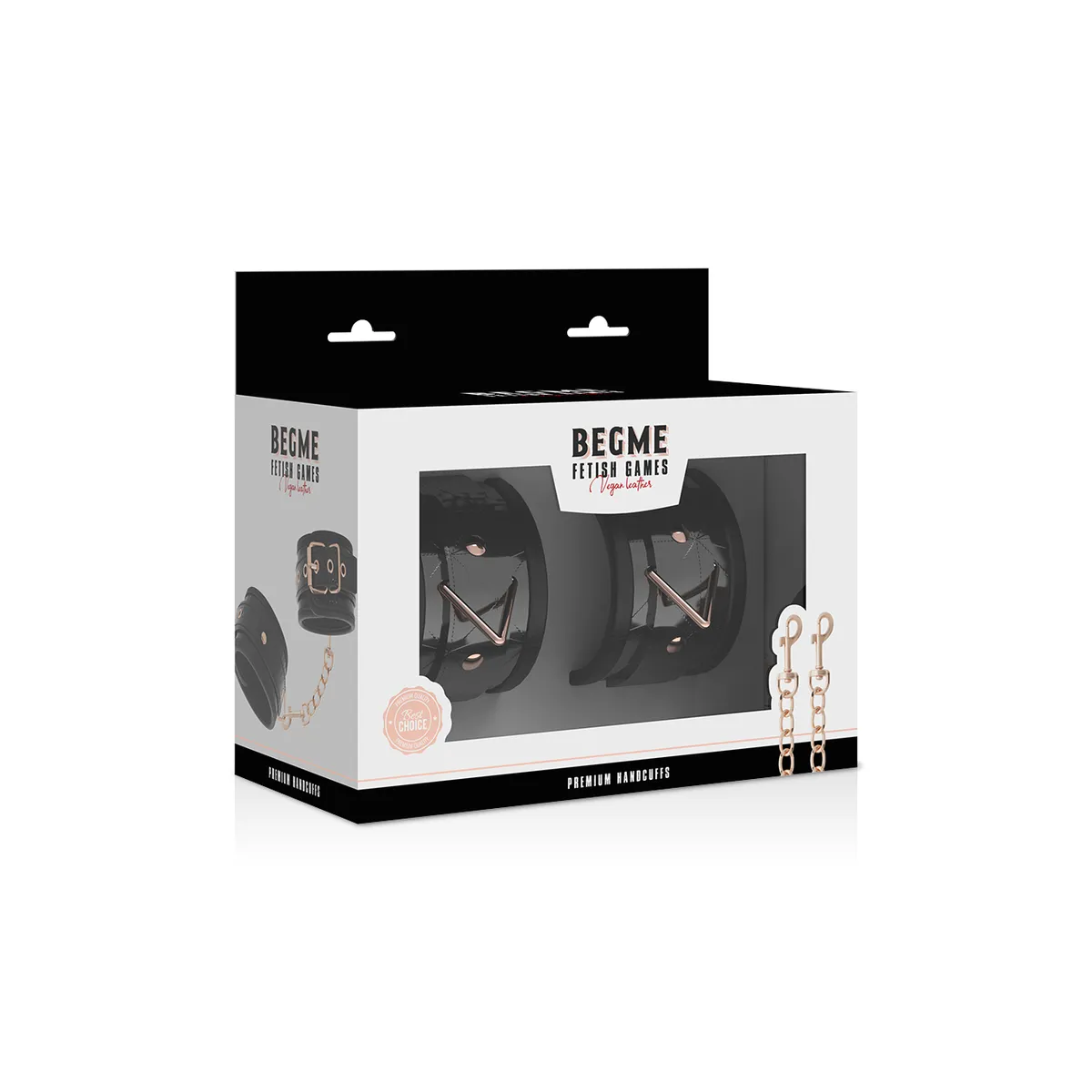 Premium Handschellen von Begme Black Edition | Fesselliebe.de
