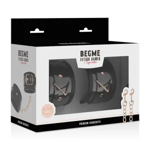 Premium Handschellen von Begme Black Edition