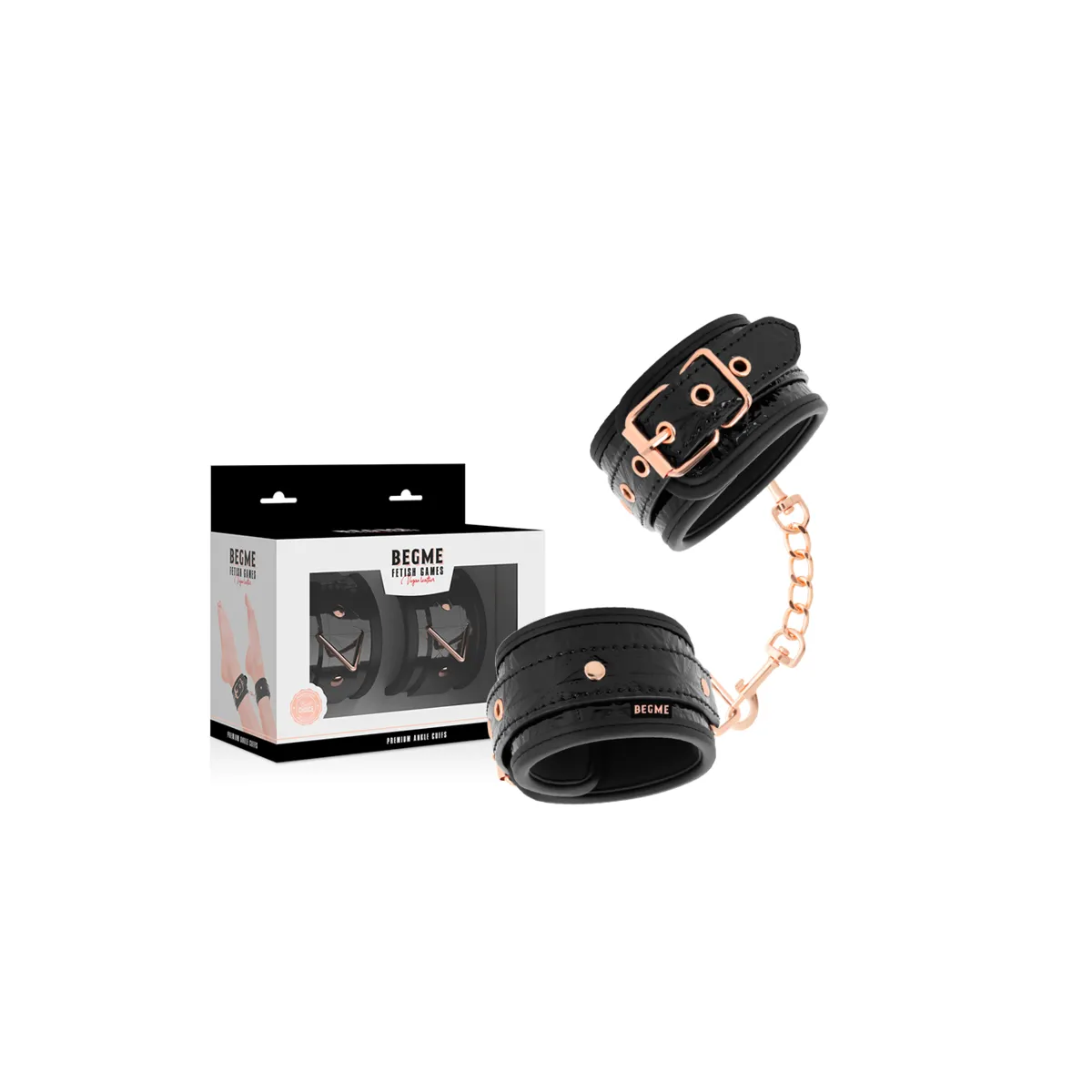 Premium Knöchelmanschetten von Begme Black Edition | Fesselliebe.de