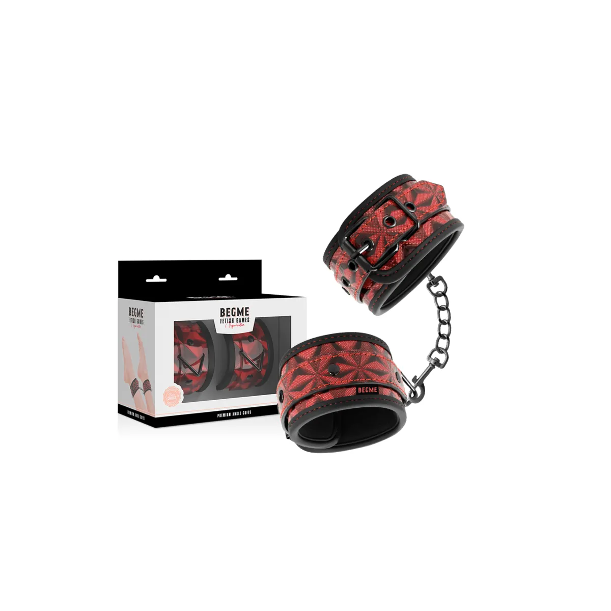 Premium Knöchelstze mit Neoprenfutter von Begme Red Edition | Fesselliebe.de