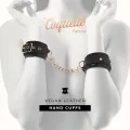Fantasy-Handschellen aus Veganem Leder mit Noprene-Futter von Coquette Fantasy