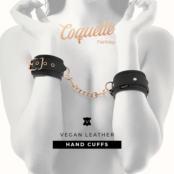 Fantasy-Handschellen aus Veganem Leder mit Noprene-Futter von Coquette Fantasy | Fesselliebe.de