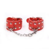 Verstellbare Handschellen mit Metallkette von Ohmama Fetish | Fesselliebe.de