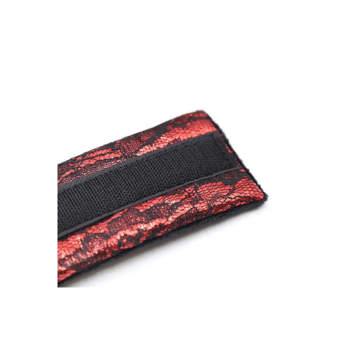 Handschellen aus Samt mit Nylonband von Ohmama Fetish | Fesselliebe.de