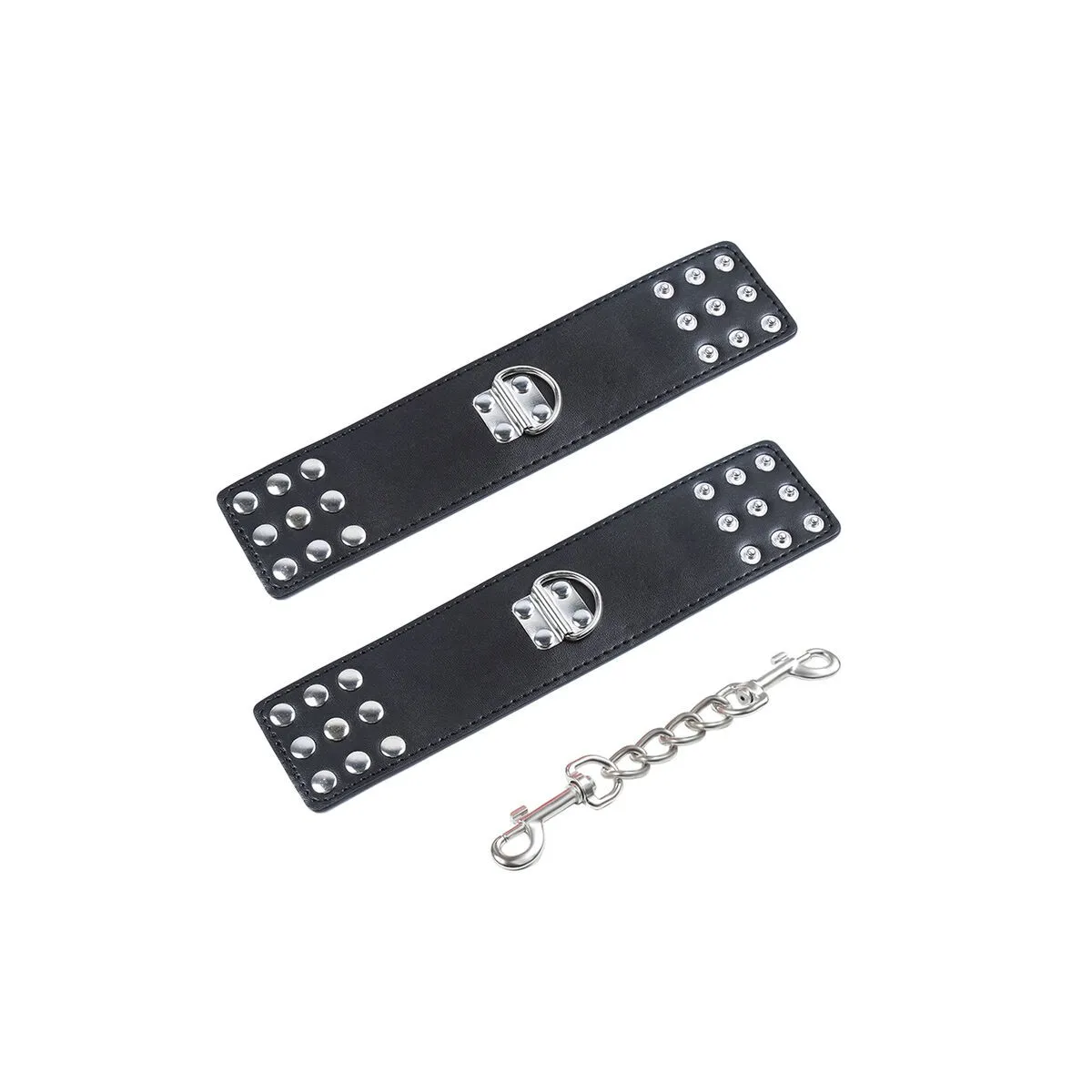 Handgelenkführen aus Metall mit Schnappbefestigung von Ohmama Fetish | Fesselliebe.de