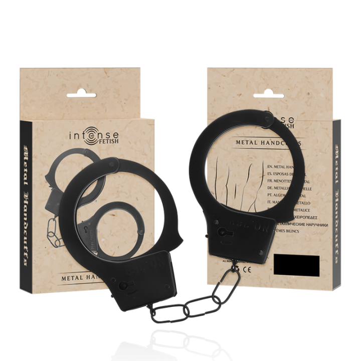 Fetish Handschellen aus Metall von Intense Fetish | Fesselliebe.de