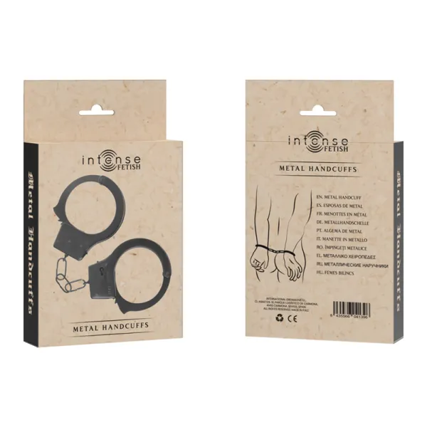 Fetish Handschellen aus Metall von Intense Fetish | Fesselliebe.de
