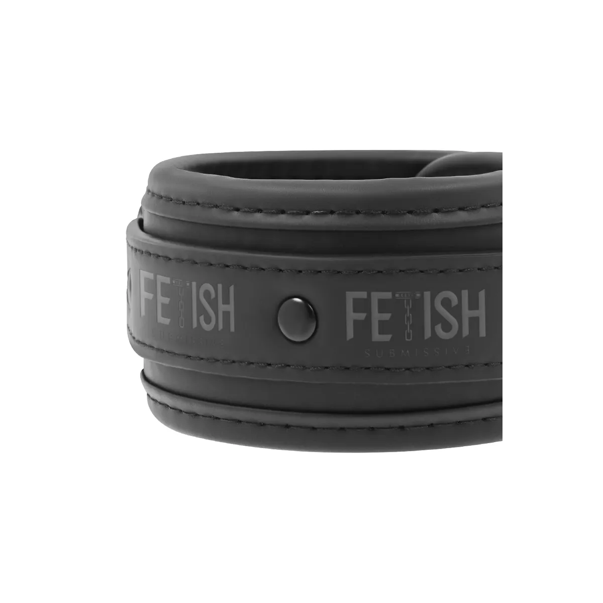 Handschellen aus Veganem Leder mit Noprene-Futter von Fetish Submissive Bondage | Fesselliebe.de