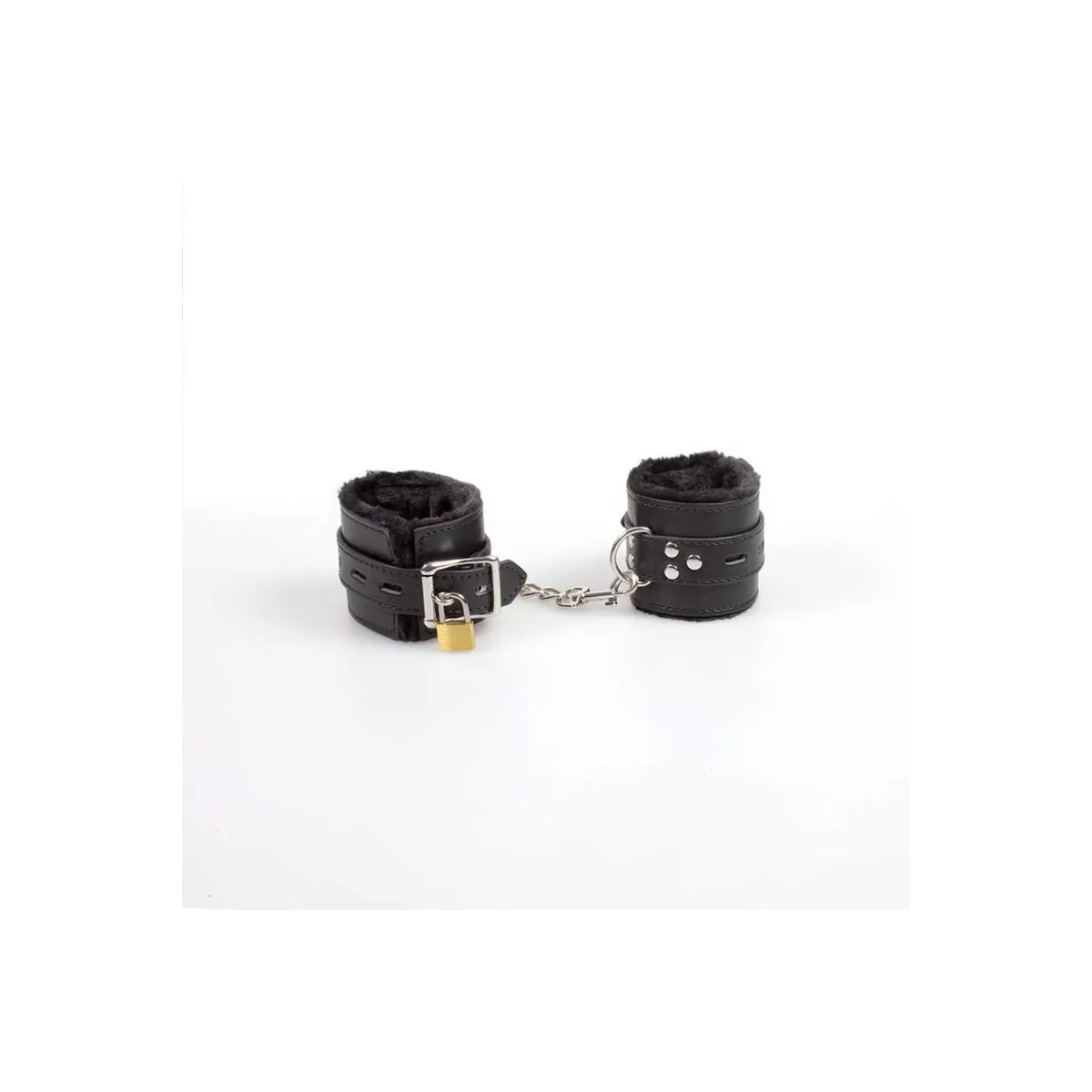 Schwarze Bondage-Handschellen Bdsm-Kollektion von Secretplay 100% Fetish | Fesselliebe.de