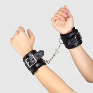 Schwarze Bondage-Handschellen Bdsm-Kollektion von Secretplay 100% Fetish