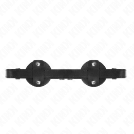 Runde Augenband-Abdeckung 5,9 cm Verstellbar 40,5-67 cm von Kink Masked Allure | Fesselliebe.de