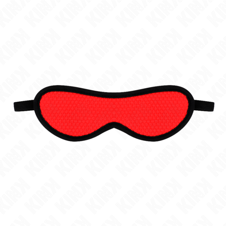 Schuppentexturbandage mit Rot Abgedecktem Rand 20 X 7 cm von Kink Masked Allure | Fesselliebe.de
