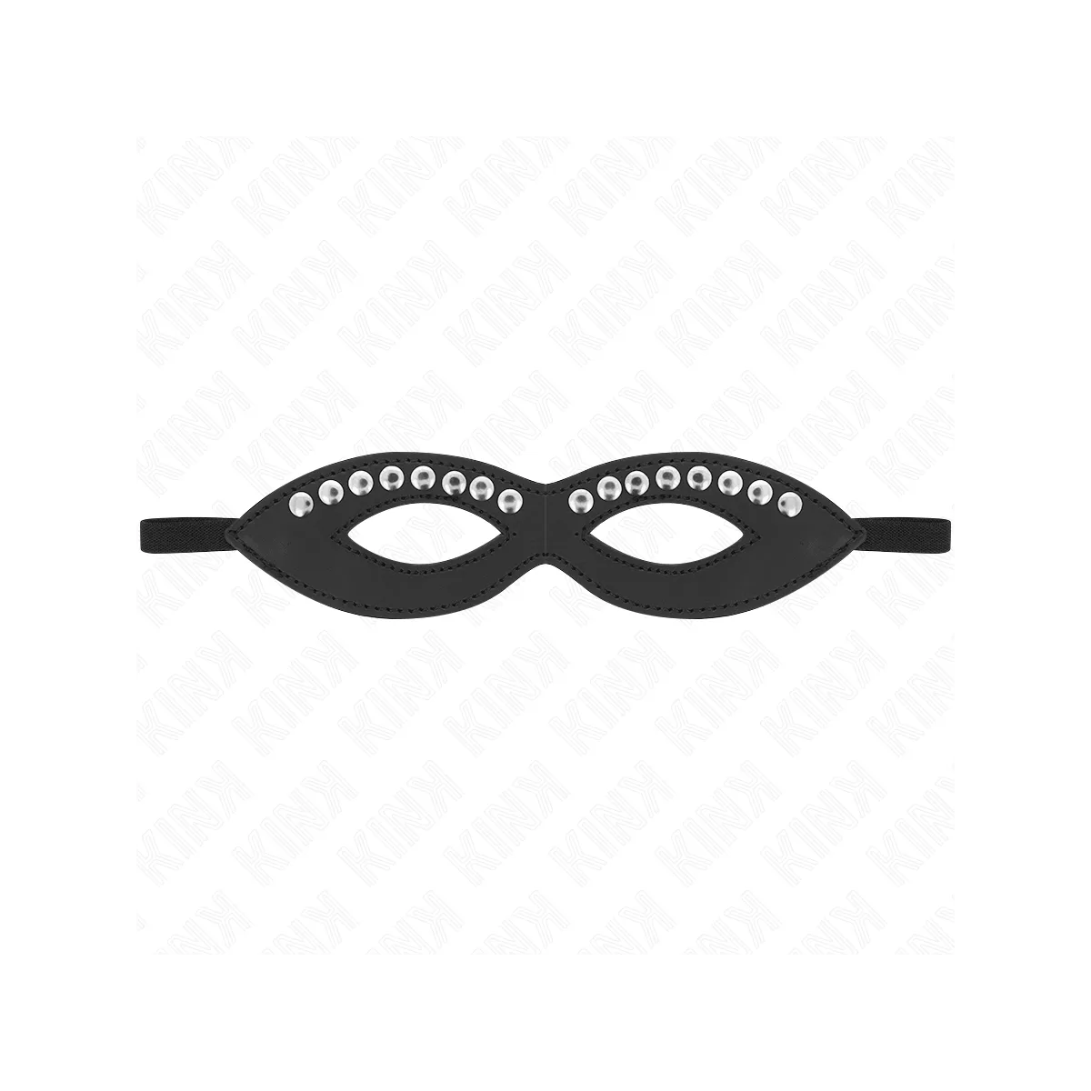 Augenmaske mit Mininieten Modell 1 20,5 X 5,5 cm von Kink Masked Allure | Fesselliebe.de