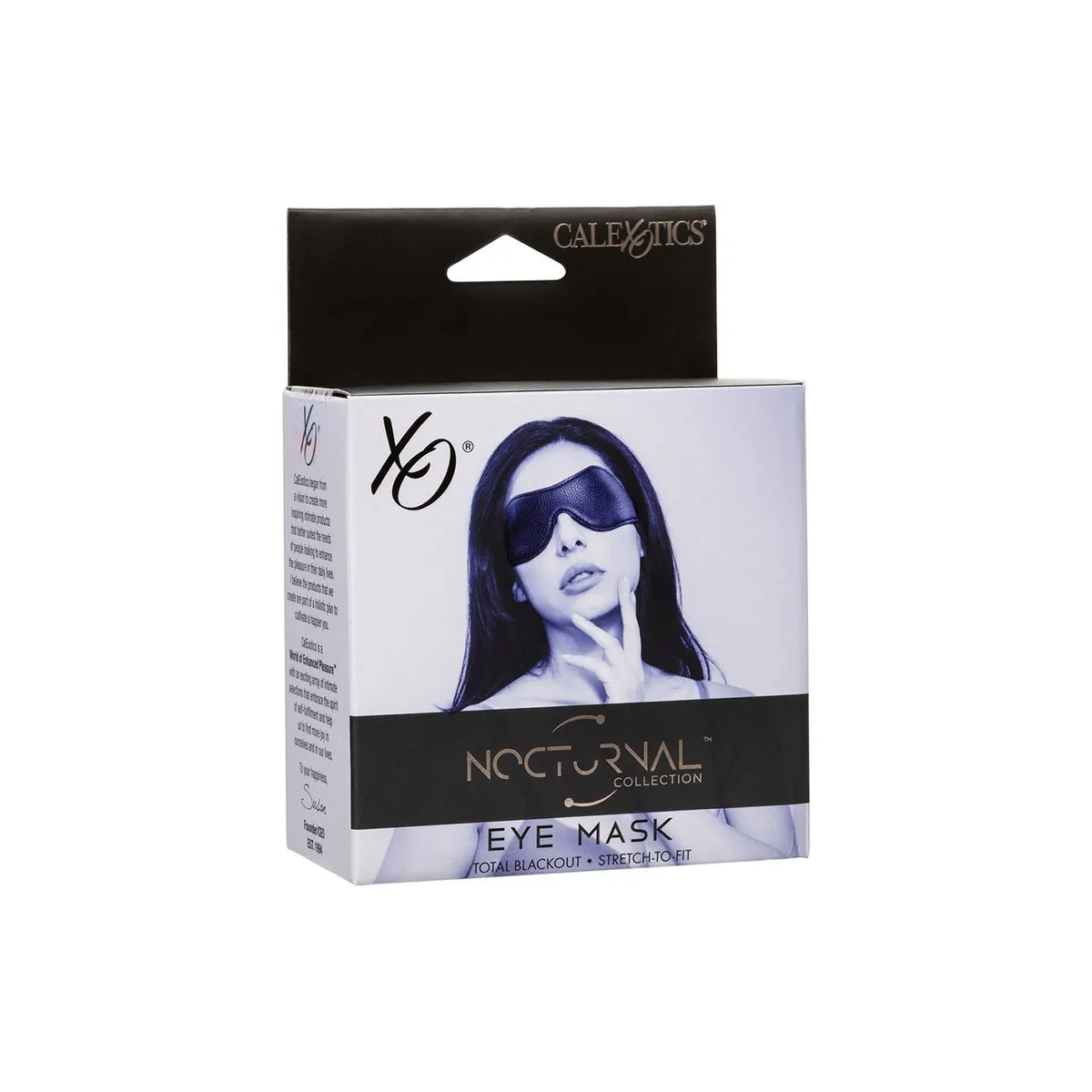 Nocturnal Augenmaske Pvc Leder Schwarz von Calexotics | Fesselliebe.de