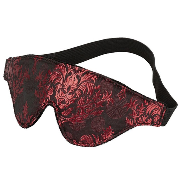 Scandal Blickdichte Augenmaske mit Roten Details von Calexotics | Fesselliebe.de