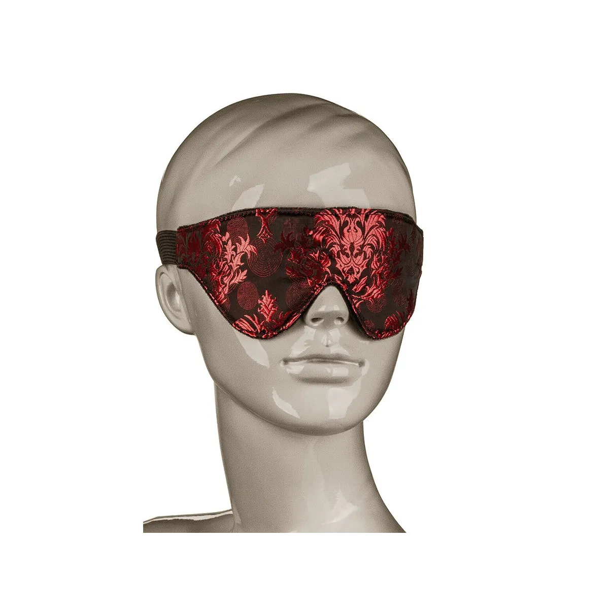 Scandal Blickdichte Augenmaske mit Roten Details von Calexotics | Fesselliebe.de