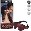 Scandal Blickdichte Augenmaske mit Roten Details von Calexotics