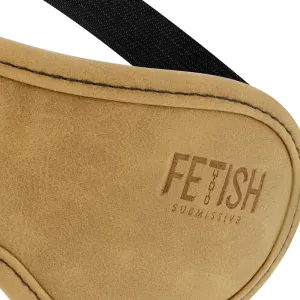 Vegane Ledermaske mit Neoprenfutter von Fetish Submissive Origin