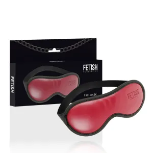 Vegane Ledermaske mit Neoprenfutter von Fetish Submissive Dark Room
