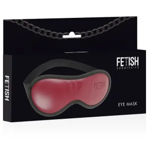 Vegane Ledermaske mit Neoprenfutter von Fetish Submissive Dark Room