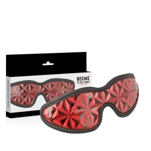 Premium Blindmaske mit Neoprenfutter von Begme Red Edition
