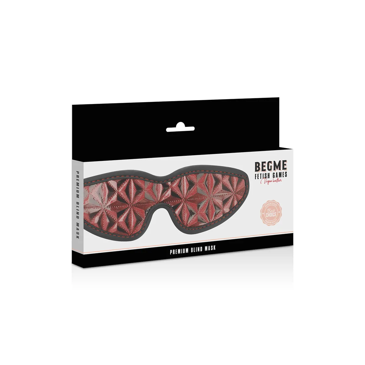 Premium Blindmaske mit Neoprenfutter von Begme Red Edition | Fesselliebe.de