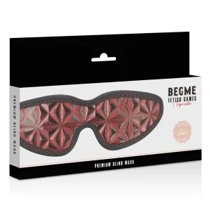 Premium Blindmaske mit Neoprenfutter von Begme Red Edition