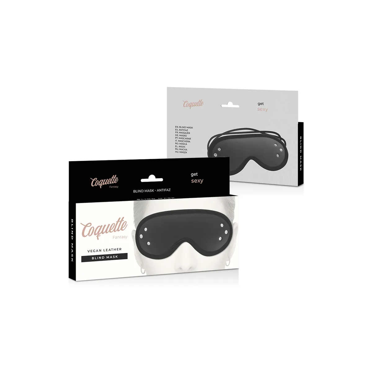 Fantasy Vegane Ledermaske mit Neoprenfutter von Coquette Fantasy | Fesselliebe.de