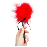 Red Marabou Duster von Secretplay 100% Fetish | Fesselliebe.de
