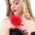 Red Marabou Duster von Secretplay 100% Fetish