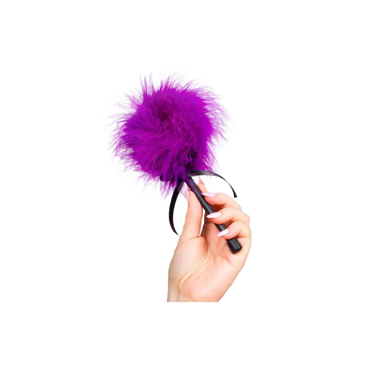 Rosa Lila Marabou-Staubtuch von Secretplay 100% Fetish | Fesselliebe.de