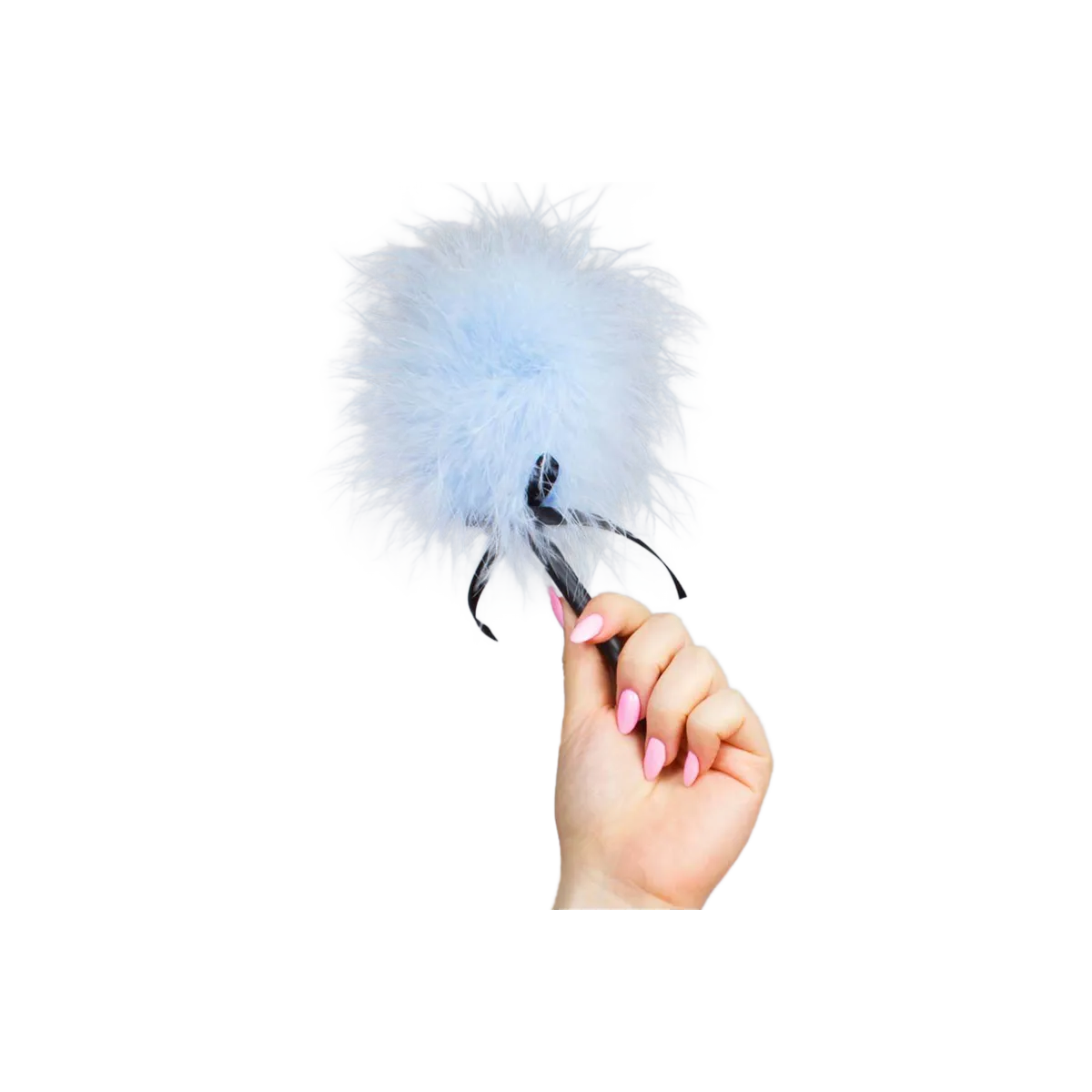 Hellblauer Marabou-Staub von Secretplay 100% Fetish | Fesselliebe.de