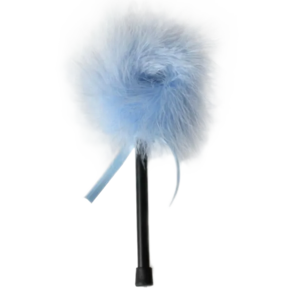 Hellblauer Marabou-Staub von Secretplay 100% Fetish | Fesselliebe.de