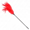 Mehrere Rote Kitzelfedern 45 cm von Kink Impact & Touch