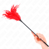 Mehrere Rote Kitzelfedern 45 cm von Kink Impact & Touch | Fesselliebe.de