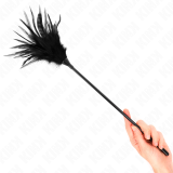 Mehrere Schwarze Kitzelfedern 45 cm von Kink Impact & Touch | Fesselliebe.de